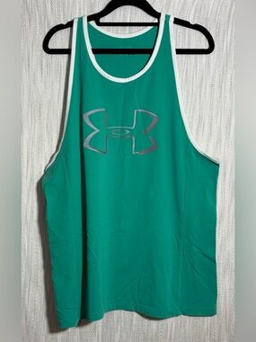 Under Armour Teal Athletic Tank with White Trim